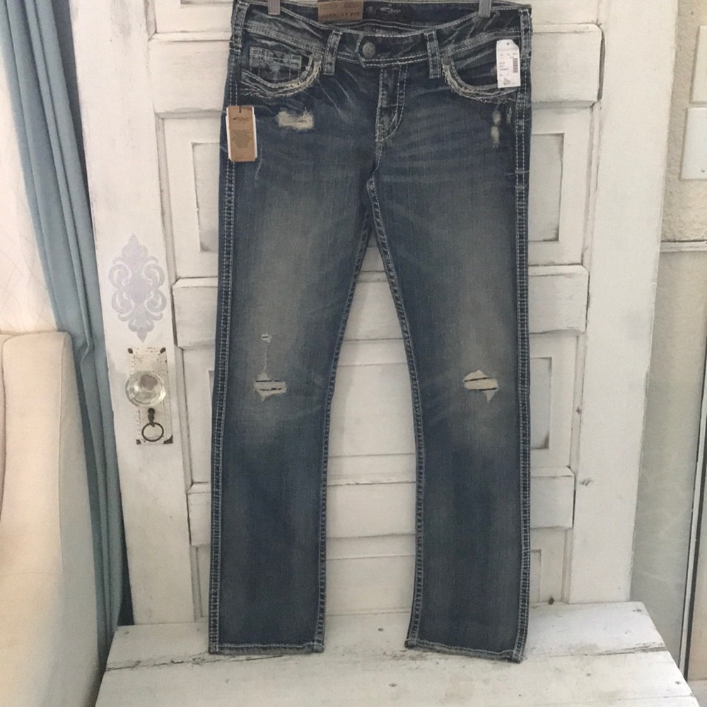 Silver Jeans Tuesday Fit size 30x33 NWT